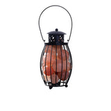 Iron Lantern Style Basket With Fireballs